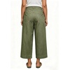 image:imageWomen Lightweight Denim Wide Leg Pants High Waist Crop Casual Loose JeansGreen