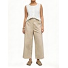 image:imageWomen Lightweight Denim Wide Leg Pants High Waist Crop Casual Loose JeansKhaki