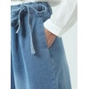 image:imageWomens Baggy Jeans Drawstring Elastic Waist Wide Leg Denim Palazzo PantsBlue