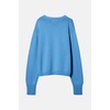 image:imageCHARTOU Women Fashion Crew Neck Rib Knit Crucian Carp Graphic Oversized Y2k Pullover Sweater JumperBlue