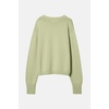 image:imageCHARTOU Women Fashion Crew Neck Rib Knit Crucian Carp Graphic Oversized Y2k Pullover Sweater JumperGreen