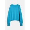 image:imageCHARTOU Women Fashion Crew Neck Rib Knit Crucian Carp Graphic Oversized Y2k Pullover Sweater JumperLake Blue