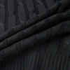 image:imageCHARTOU Womens 2 Piece Sweater Sets Cable Knit Crewneck Jersey Top Long Pants Tights OutfitsBlack