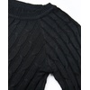 image:imageCHARTOU Womens 2 Piece Sweater Sets Cable Knit Crewneck Jersey Top Long Pants Tights OutfitsBlack
