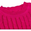 image:imageCHARTOU Womens 2 Piece Sweater Sets Cable Knit Crewneck Jersey Top Long Pants Tights OutfitsRosy