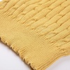 image:imageCHARTOU Womens 2 Piece Sweater Sets Cable Knit Crewneck Jersey Top Long Pants Tights OutfitsYellow