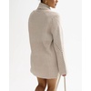 image:imageWomen Elegant Double Breasted Cardigan Blazer Lapel Novelty Fall Ribbed Knit Plain Sweater OutwearApricot