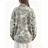 image:imageCamo Jean Jacket Women Button Down Oversized Denim Jacket with PocketsGreen