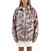image:imageCamo Jean Jacket Women Button Down Oversized Denim Jacket with PocketsPink