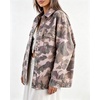 image:imageCamo Jean Jacket Women Button Down Oversized Denim Jacket with PocketsPink