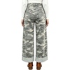 image:imageWomen Y2k Camo Denim Pants Baggy Casual High Rise Cuffed Hem Wide Leg JeansGrey Camo