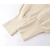 image:imageCHARTOU Women 2 Piece Knit Loungewear Set Batwing Sleeve Sweater with Butt Cover Pants Matching OutfitCream