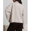 image:imageCHARTOU Womens Lightweight Cardigan Lapel Bell Sleeve Oversized Sweater Fall Casual Jumper Dressy KnitwearApricot
