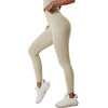 image:imageCHARTOU Women 2 Piece Sweatsuit Set Half Zip Workout Yoga Sweatshirt Crop Top Hoodie Tracksuit Jogging Suit OutfitsApricot Set