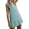 image:imageCHARTOU Women Summer 2 Piece Knit Sweater Set Ribbed Lounge Sleeveless Knitted Vest Tank Top Tunic Matching Set ShortsLake Blue