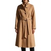 image:imageWomens Single Breasted Pea Coat Wool Blend Stand Collar Winter OvercoatCamel