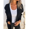 image:imageCHARTOU Women Blazer Cardigan Sweater Loose Knit Open Front Lady Jacket Fall Coatigan OutfitsBlack
