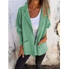 image:imageCHARTOU Women Blazer Cardigan Sweater Loose Knit Open Front Lady Jacket Fall Coatigan OutfitsGreen