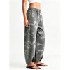 image:imageCHARTOU Women Denim Barrel Pants High Waist Split Hem Crop Wide Leg JeansGray