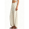 image:imageCHARTOU Women Denim Barrel Pants High Waist Split Hem Crop Wide Leg JeansPink