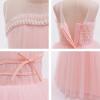 imageFlower Girls Tulle Wedding Dress A Line Long Formal Pageant Princess Birthday Party Ball Gown Bridesmaid DressesPink