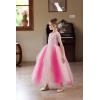 imageGirls Flower Girl Dress Princess Pageant Birthday Party Fancy Summer Wedding Dance Tween Girls Dresses GownsPink