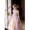 imageGirls Flower Girl Dress Princess Pageant Birthday Party Fancy Summer Wedding Dance Tween Girls Dresses GownsRainbow