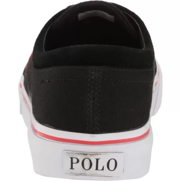 POLO RALPH LAUREN Mens Keaton Laceless SneakersBlackRl2000 Red