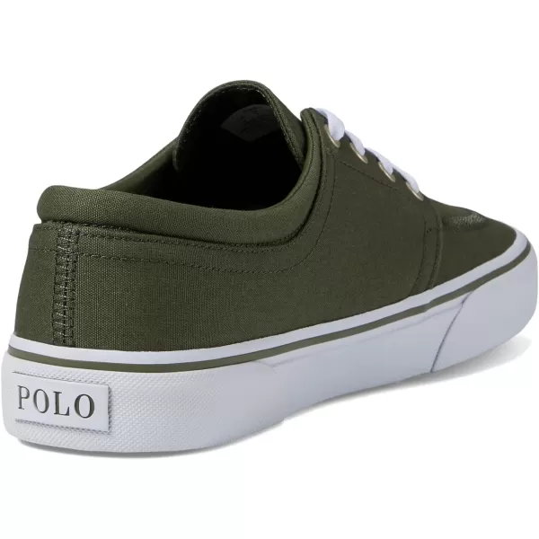 POLO RALPH LAUREN Mens Keaton Laceless SneakersDark SageOrange Pp