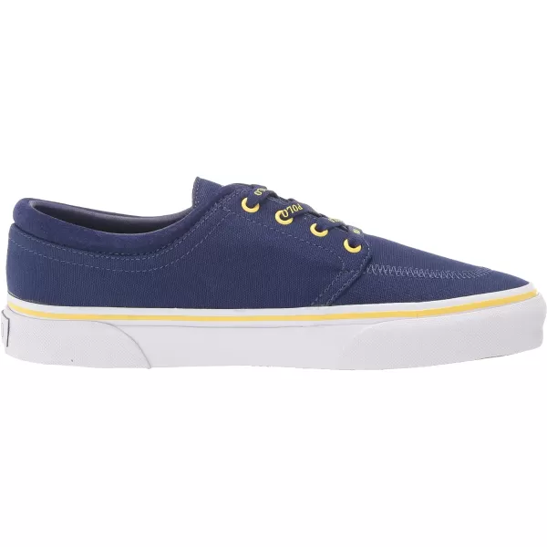 POLO RALPH LAUREN Mens Keaton Laceless SneakersFall RoyalYellow Pp