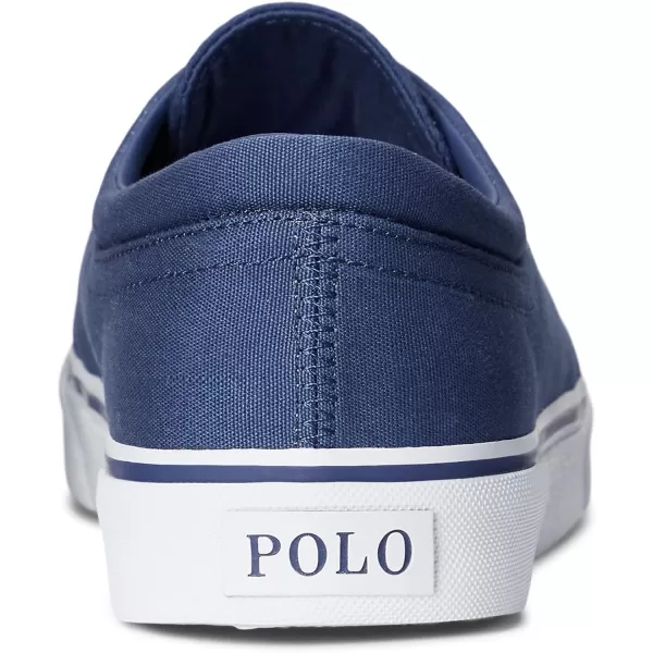 POLO RALPH LAUREN Mens Keaton Laceless SneakersLight NavyWhite