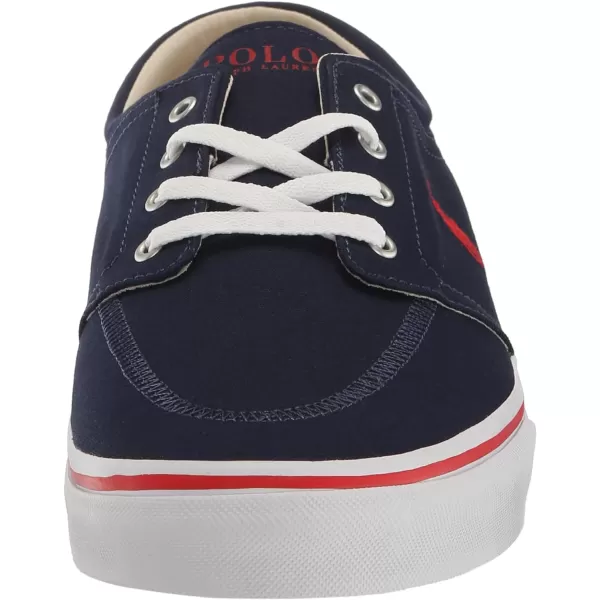 POLO RALPH LAUREN Mens Keaton Laceless SneakersNewport NavyRed Pp