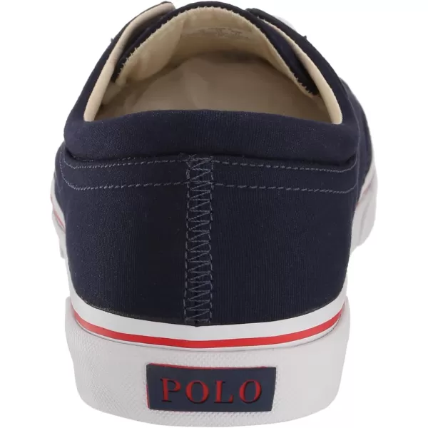 POLO RALPH LAUREN Mens Keaton Laceless SneakersNewport NavyRed Pp