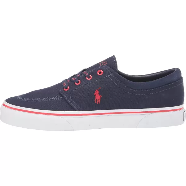 POLO RALPH LAUREN Mens Keaton Laceless SneakersNewport NavyRl200 Red Pp