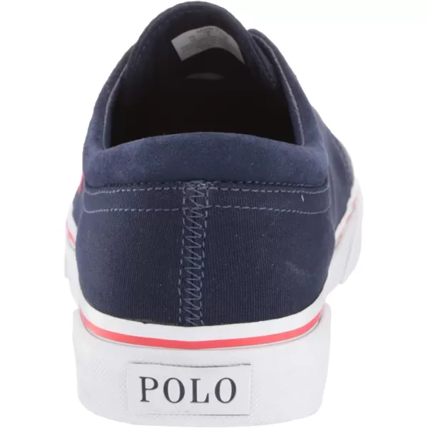 POLO RALPH LAUREN Mens Keaton Laceless SneakersNewport NavyRl200 Red Pp