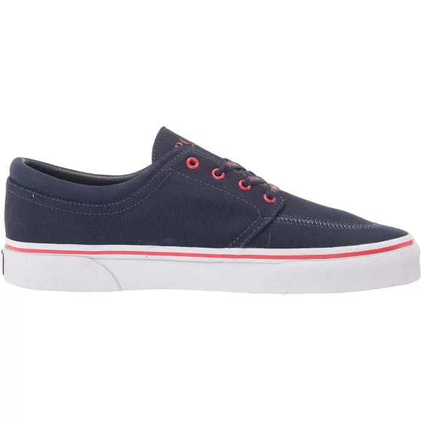 POLO RALPH LAUREN Mens Keaton Laceless SneakersNewport NavyRl200 Red Pp