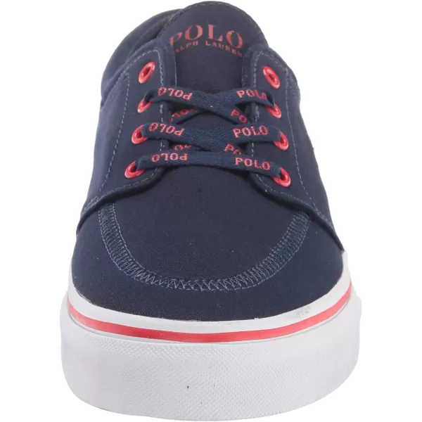 POLO RALPH LAUREN Mens Keaton Laceless SneakersNewport NavyRl200 Red Pp