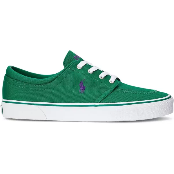 POLO RALPH LAUREN Mens Keaton Laceless SneakersPrimary GreenPurple Pp