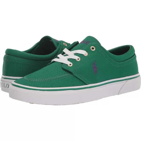 POLO RALPH LAUREN Mens Keaton Laceless SneakersPrimary GreenPurple Pp