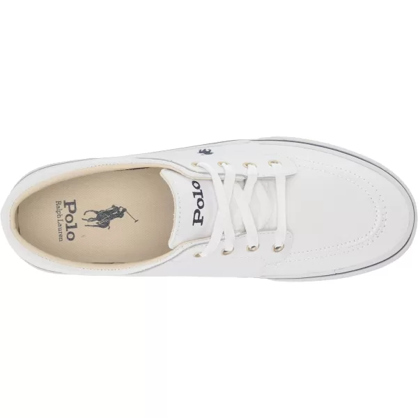 POLO RALPH LAUREN Mens Keaton Laceless SneakersWhiteNavy Pp