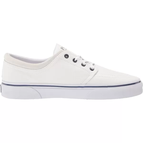 POLO RALPH LAUREN Mens Keaton Laceless SneakersWhiteNewport Navy Pp