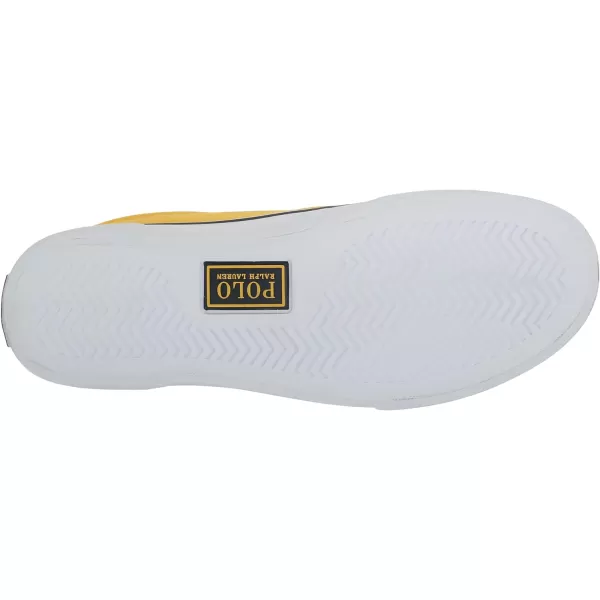 POLO RALPH LAUREN Mens Keaton Laceless SneakersYellowRoyal