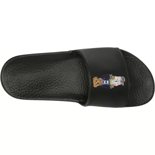 POLO RALPH LAUREN Womens Polo Slide SandalBlackBear