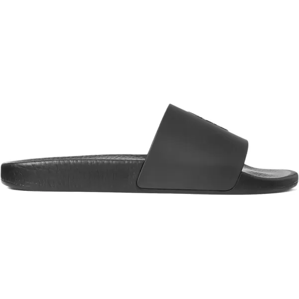 POLO RALPH LAUREN Womens Polo Slide SandalBlackWhite Pp