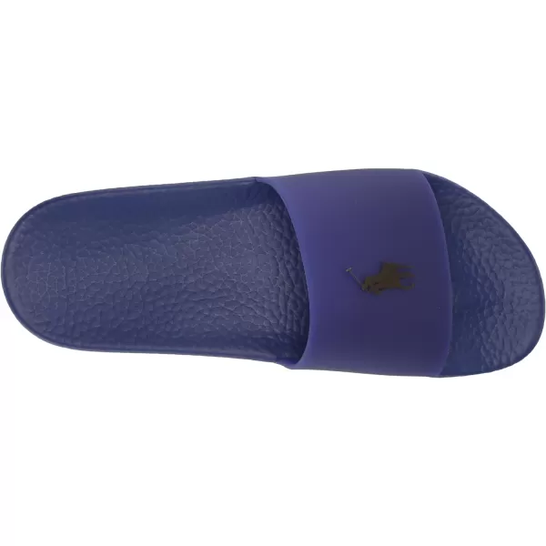 Polo Ralph Lauren Mens Polo Slide SandalsDk PurplePink
