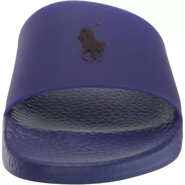 Polo Ralph Lauren Mens Polo Slide SandalsDk PurplePink