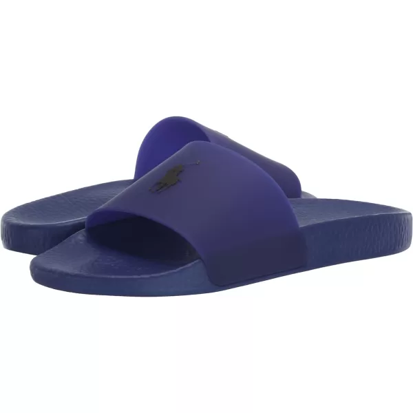 Polo Ralph Lauren Mens Polo Slide SandalsDk PurplePink