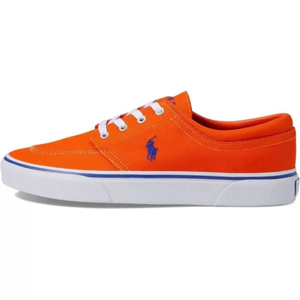 POLO RALPH LAUREN Mens Keaton Laceless SneakersSailing OrangeRoyal Pp