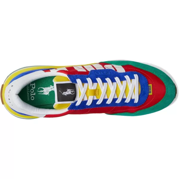 POLO RALPH LAUREN Mens Train 89vly SneakerRoyalGreenYellowMulti