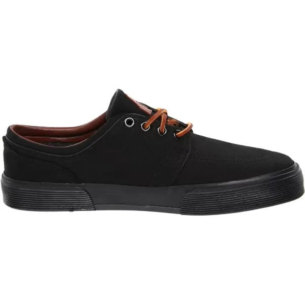 Polo Ralph Lauren Faxon LowTop Canvas SneakerBlackBlack